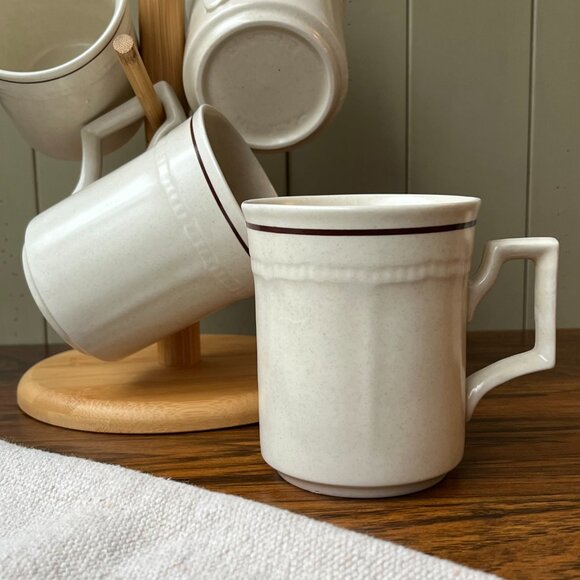 Kensington Handcrafted England Ironstone 4 Mugs - Picture 2 of 15